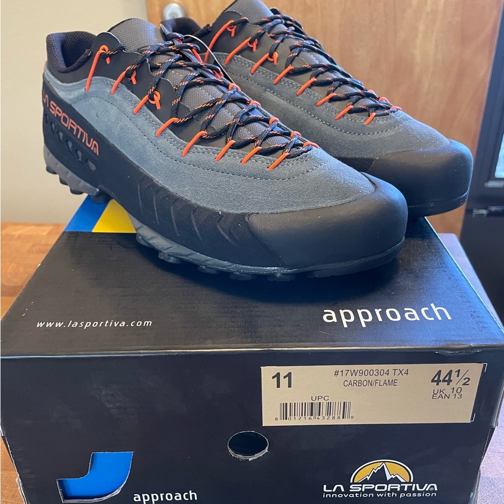 La Sportiva TX4 Size 11 Carbon/Flame